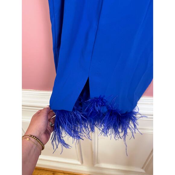 Amanda Uprichard X Revolve Simpson Dress in Cobalt Size Small - Picture 6 of 10